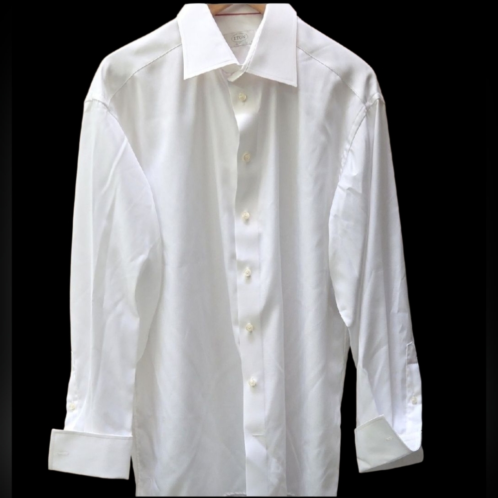 Eton Cambridge White Dress Shirt for Men 43/17